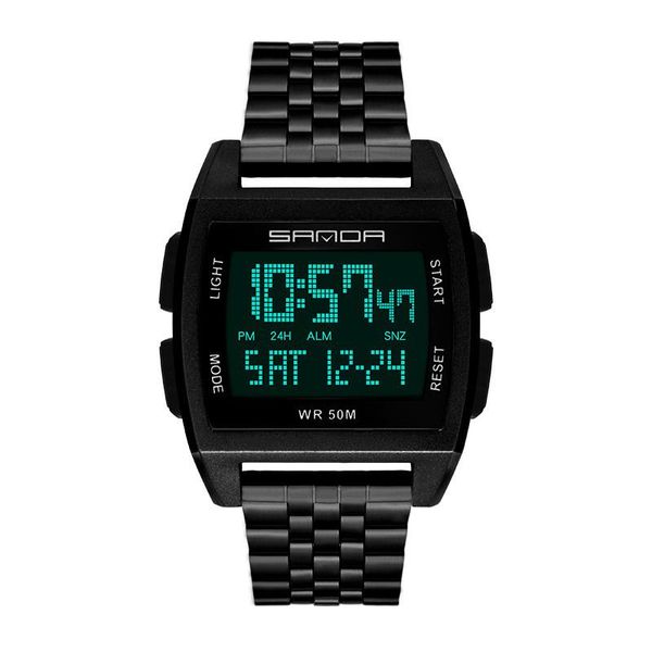 wristwatches popolar men's watches military sports led digital watch men fashion steel waterproof clock relogio masculino, Slivery;brown
wristwatches popolar men's watches military sports led digital watch men fashion steel waterproof clock relogio masculino, Slivery;brown
