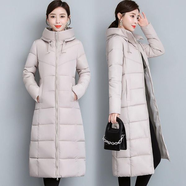 women's down & parkas women long puffer jacket 2021 autumn winter hooded warm thick cotton padded coat female slim solid mujer outerwea, Black
women's down & parkas women long puffer jacket 2021 autumn winter hooded warm thick cotton padded coat female slim solid mujer outerwea, Black