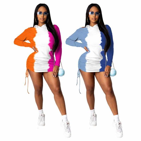 patchwork color women sweatshirts dress hooded collar long sleeve bodycon double side drawstring mini dresses for sports party, Black;gray
patchwork color women sweatshirts dress hooded collar long sleeve bodycon double side drawstring mini dresses for sports party, Black;gray