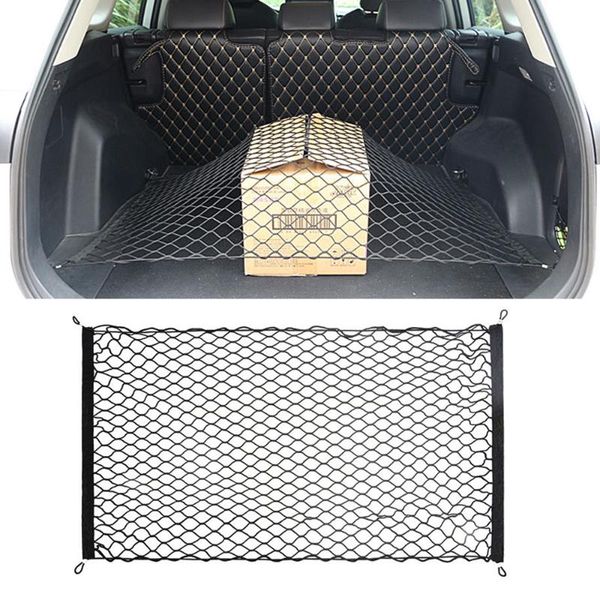 car organizer 110x60cm trunk nets elastic durable nylon cargo luggage storage mesh net with hooks for auto van pickup suv mpv
car organizer 110x60cm trunk nets elastic durable nylon cargo luggage storage mesh net with hooks for auto van pickup suv mpv