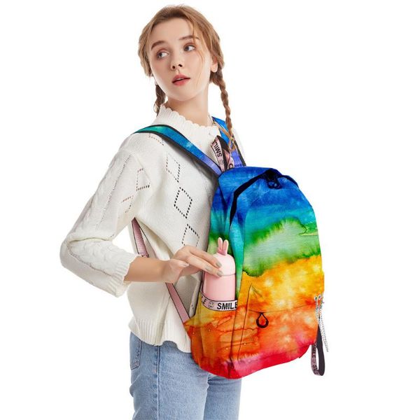 backpack colourful school bags boys girls tie dye travel bag 3d print oxford waterproof notebook multifunction shoulder
backpack colourful school bags boys girls tie dye travel bag 3d print oxford waterproof notebook multifunction shoulder