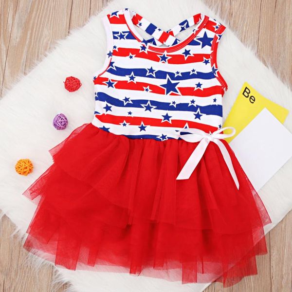 girl's dresses toddler baby girls summer kids sleeveless star independence day tulle dress for clothes casual sundress, Red;yellow
girl's dresses toddler baby girls summer kids sleeveless star independence day tulle dress for clothes casual sundress, Red;yellow
