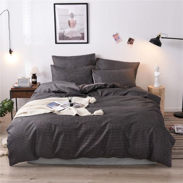 bedding sets simple and fashion bed linen duvet cover set pillowcase green/black/blue/gray
bedding sets simple and fashion bed linen duvet cover set pillowcase green/black/blue/gray