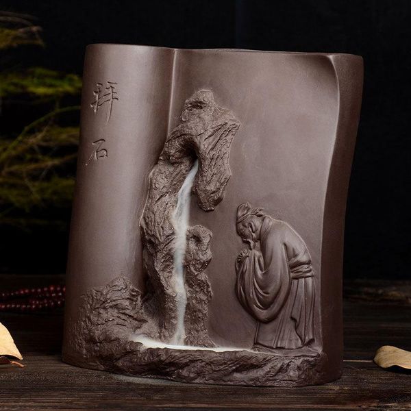 fragrance lamps aromatic smoke waterfall incense burner ceramic chinese carved mountain lotus picture meditation stick holder zen decor
fragrance lamps aromatic smoke waterfall incense burner ceramic chinese carved mountain lotus picture meditation stick holder zen decor