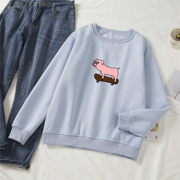 skateboard pig printed hoodies women thick warm hooded pullover harajuku kawaii oversized sweatshirt womens korean streetwear y0820, Black
skateboard pig printed hoodies women thick warm hooded pullover harajuku kawaii oversized sweatshirt womens korean streetwear y0820, Black