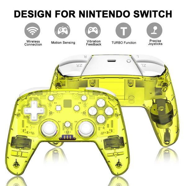game controllers & joysticks for switch ns pro wireless vibration somatosensory gamepads lite transparent bluetooth controller
game controllers & joysticks for switch ns pro wireless vibration somatosensory gamepads lite transparent bluetooth controller