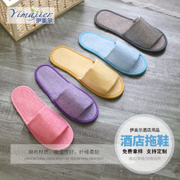 el gut room summer half bag open toe disposable linen slippers home hospitality spare comfortable
el gut room summer half bag open toe disposable linen slippers home hospitality spare comfortable