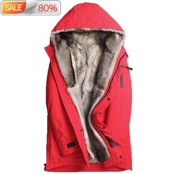 men's leather & faux mens wolf parka winter real men clothes natural fur plus size mink coat jacket overcoat mftpk17005-6 b210a3, Black
men's leather & faux mens wolf parka winter real men clothes natural fur plus size mink coat jacket overcoat mftpk17005-6 b210a3, Black