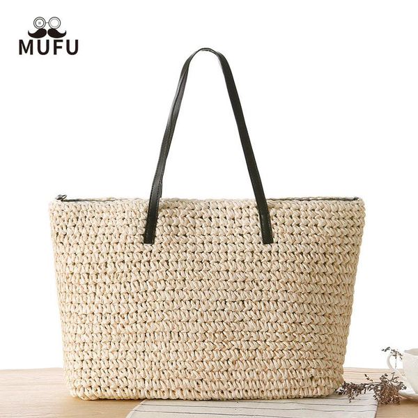 duffel bags leisure sen xi straw korean version of the simple one-shoulder woven bag summer holiday beach women's
duffel bags leisure sen xi straw korean version of the simple one-shoulder woven bag summer holiday beach women's