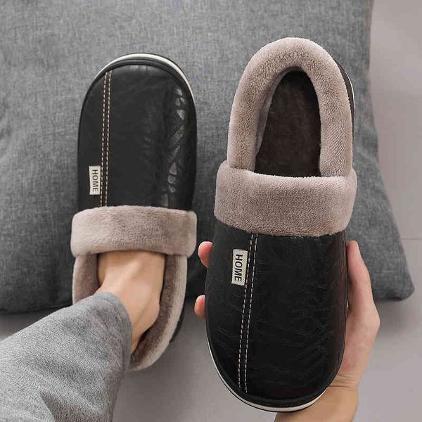 plus size black men slippers winter pu leather indoor waterproof home slippers with fur couple flat slipper cotton shoe
plus size black men slippers winter pu leather indoor waterproof home slippers with fur couple flat slipper cotton shoe