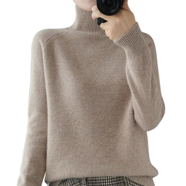 women's sweaters base sweater solid color high collar casual thick loose knitted winter match, White;black
women's sweaters base sweater solid color high collar casual thick loose knitted winter match, White;black