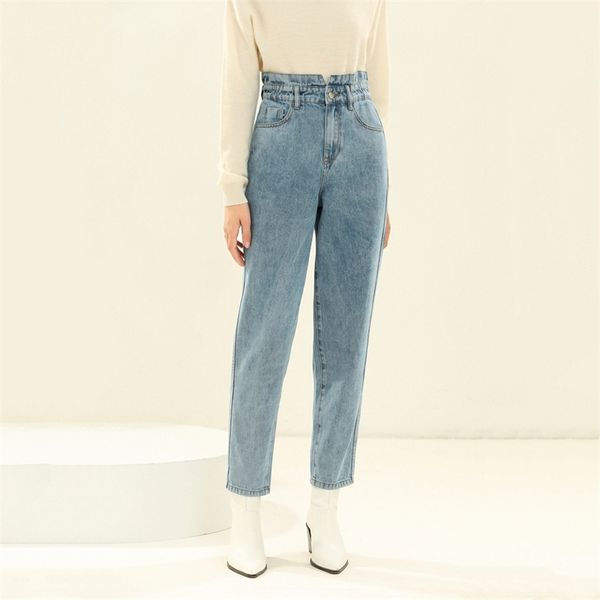 classic jeans for women ruffled high waist straight pants fashion loose slim washed female denim trousers elastic waist jean 210302, Blue
classic jeans for women ruffled high waist straight pants fashion loose slim washed female denim trousers elastic waist jean 210302, Blue