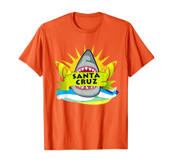 santa cruz ca shark surf t-shirt, White;black
santa cruz ca shark surf t-shirt, White;black