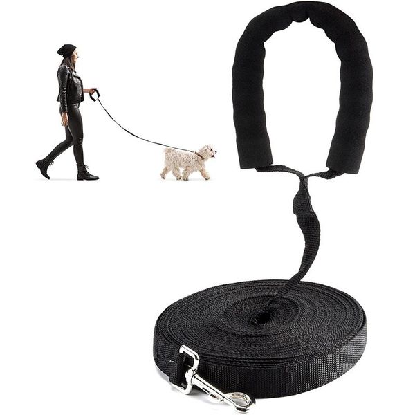 dog collars & leashes soft handle pet tracking lead leash 6-165ft extra long durable nylon recall leads for camping training
dog collars & leashes soft handle pet tracking lead leash 6-165ft extra long durable nylon recall leads for camping training