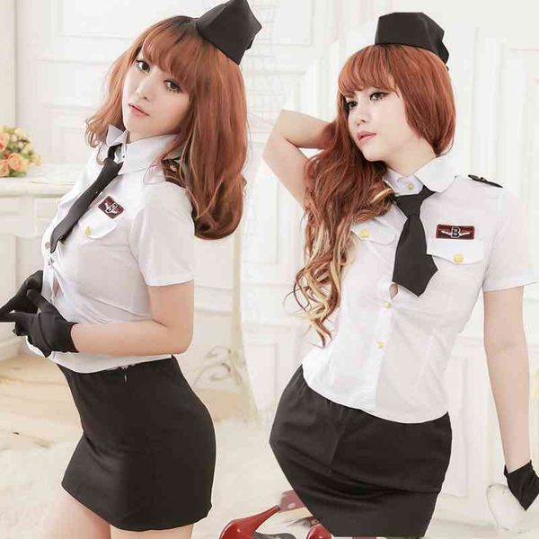 esibibi role play clothing fun game temptation policewoman's uniform s120, Black;white
esibibi role play clothing fun game temptation policewoman's uniform s120, Black;white