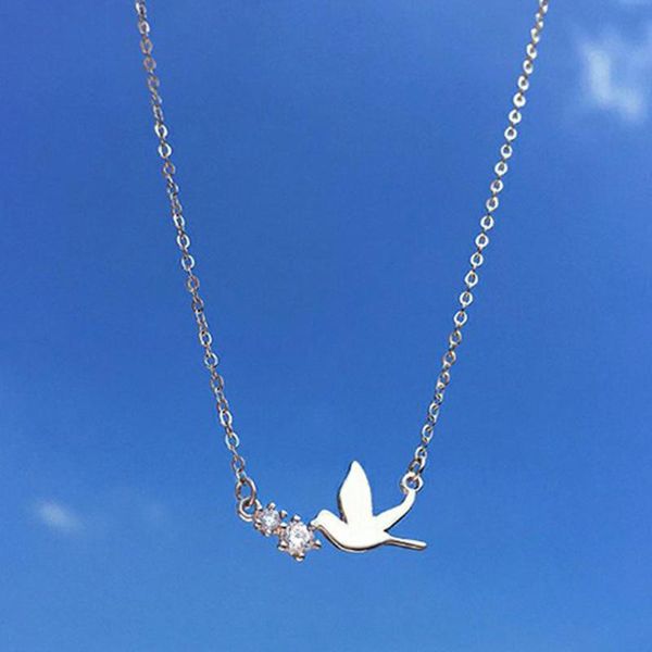 pendant necklaces flying pigeon forest temperament japanese and korean style clavicle chain fashion lady necklace women jewelry, Silver
pendant necklaces flying pigeon forest temperament japanese and korean style clavicle chain fashion lady necklace women jewelry, Silver