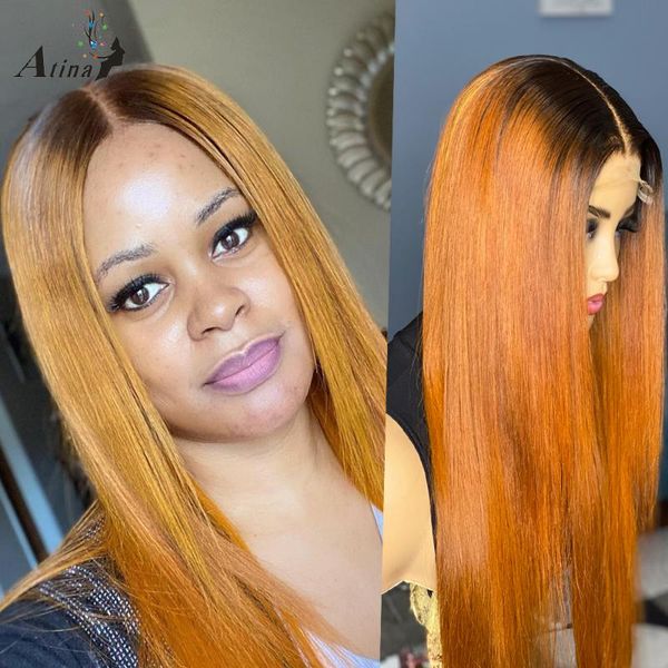 lace wigs atina ombre orange wig colored ginger straight deep part hd transparent preplucked human hair for women 180% remy, Black;brown
lace wigs atina ombre orange wig colored ginger straight deep part hd transparent preplucked human hair for women 180% remy, Black;brown