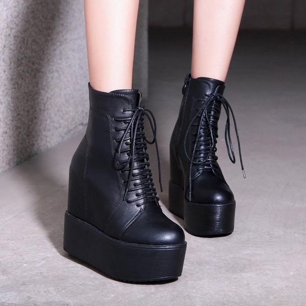 dress shoes 2021 autumn and winter fashion slope heel short boots lace up high-heeled thick soled muffin women's, Black
dress shoes 2021 autumn and winter fashion slope heel short boots lace up high-heeled thick soled muffin women's, Black