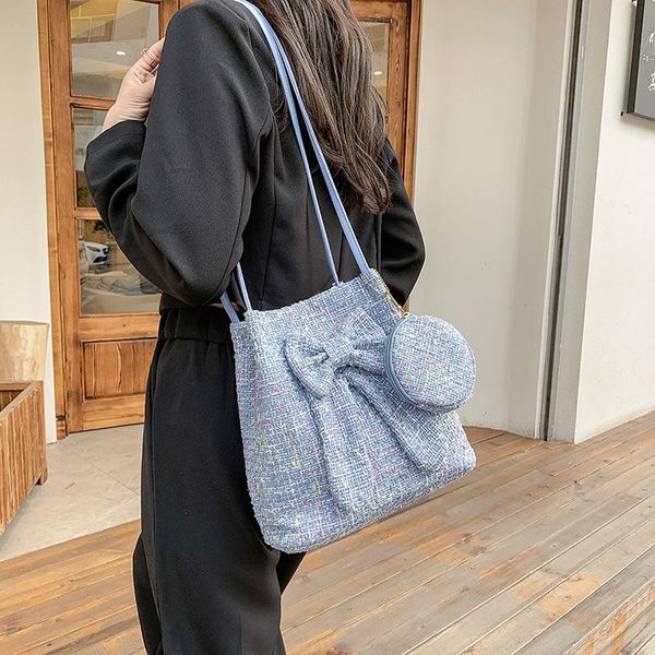 evening bags bowknot shoulder bag female summer 2021 korean fashion woolen cloth trend single messenger bucket
evening bags bowknot shoulder bag female summer 2021 korean fashion woolen cloth trend single messenger bucket