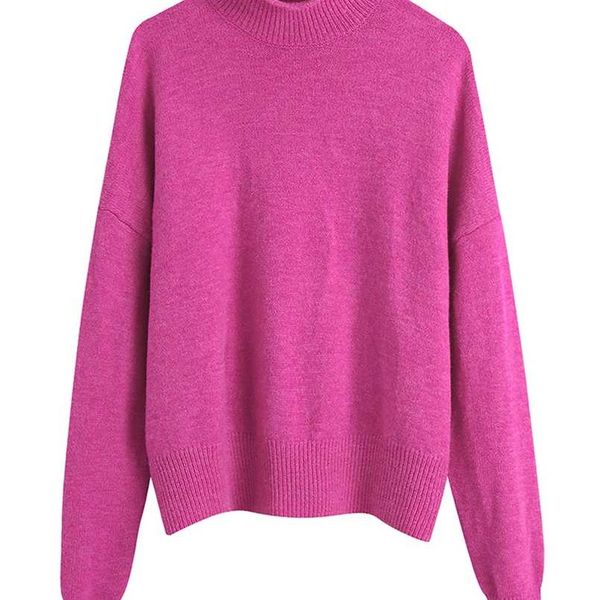 wixra soft sweaters solid half high collar pullover women thick warm knitted autumn winter female streetwear 211215, White;black
wixra soft sweaters solid half high collar pullover women thick warm knitted autumn winter female streetwear 211215, White;black