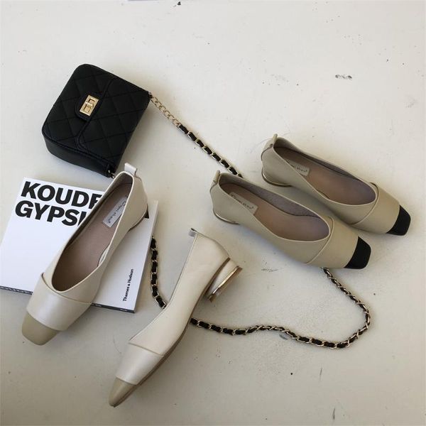 dress shoes small fragrant high heels 2021 spring models wild mid-heel thick and leather single square head large size women's, Black
dress shoes small fragrant high heels 2021 spring models wild mid-heel thick and leather single square head large size women's, Black