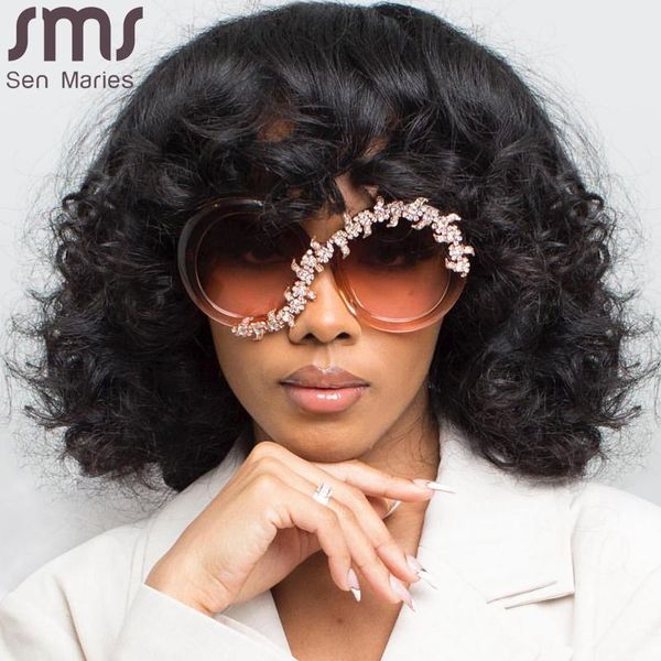 sunglasses diamond round women 2021 female designer eyewear men big vintage shades glasses uv400, White;black
sunglasses diamond round women 2021 female designer eyewear men big vintage shades glasses uv400, White;black