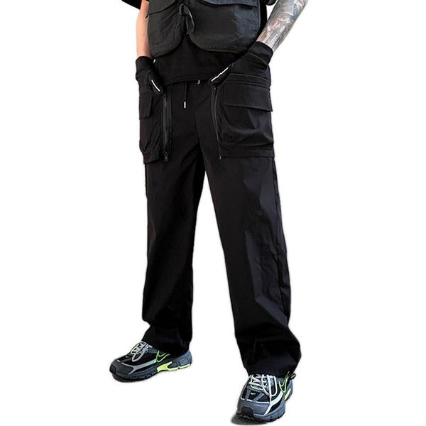 multi-pockets men's hip hop cargo pants male sweatpants joggers trousers fashion punk full length, Black
multi-pockets men's hip hop cargo pants male sweatpants joggers trousers fashion punk full length, Black