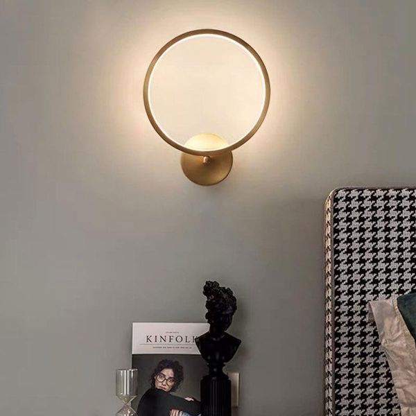 wall lamps modern round gold lamp led lights for bedroom living room tv background aisle home lighting fixtures
wall lamps modern round gold lamp led lights for bedroom living room tv background aisle home lighting fixtures