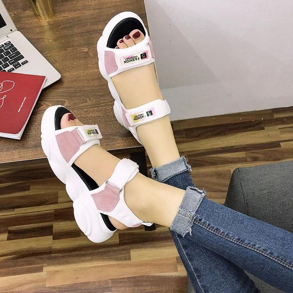 women sandals casual shoes thick bottom breathable ladies 2021 slides fashion flats platform shoes women's summer sandals, Black
women sandals casual shoes thick bottom breathable ladies 2021 slides fashion flats platform shoes women's summer sandals, Black