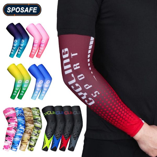 elbow & knee pads 2pcs/pair sport uv sun protection arm sleeves cooling compression cover for cycling basketball football running fishing go, Black;gray
elbow & knee pads 2pcs/pair sport uv sun protection arm sleeves cooling compression cover for cycling basketball football running fishing go, Black;gray