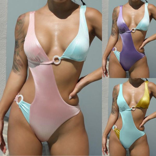 women's one-piece swimwear contrast stitching swimsuit beachwear swimsuits for women beachwear swimwear bikini
women's one-piece swimwear contrast stitching swimsuit beachwear swimsuits for women beachwear swimwear bikini