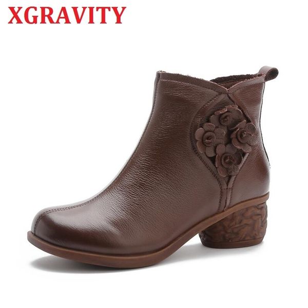 xgravity s169 original ethnic hand-made genuine leather boots fashion flower ladies chunky heel boots vintage women shoes lady 210429, Black
xgravity s169 original ethnic hand-made genuine leather boots fashion flower ladies chunky heel boots vintage women shoes lady 210429, Black