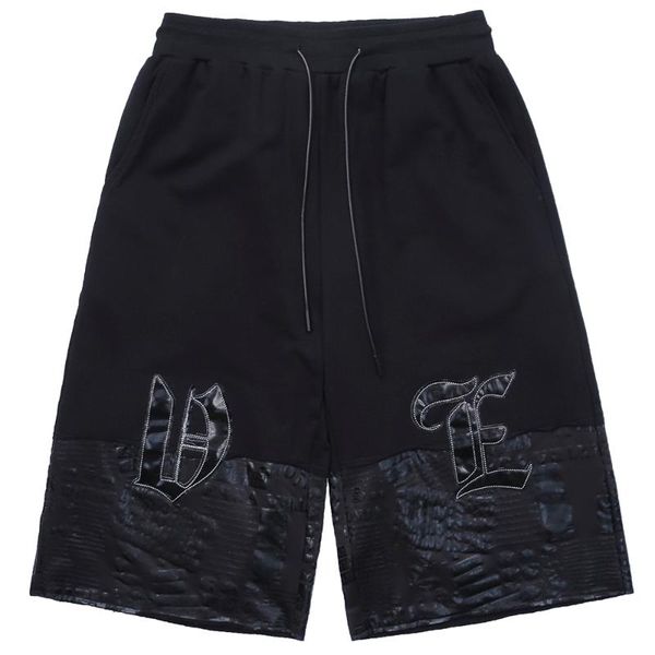 men's shorts summer cargo men embroidery letter fashion streetwear 2021 harajuku short joggers hip hop knee length loose sweat pants, White;black
men's shorts summer cargo men embroidery letter fashion streetwear 2021 harajuku short joggers hip hop knee length loose sweat pants, White;black
