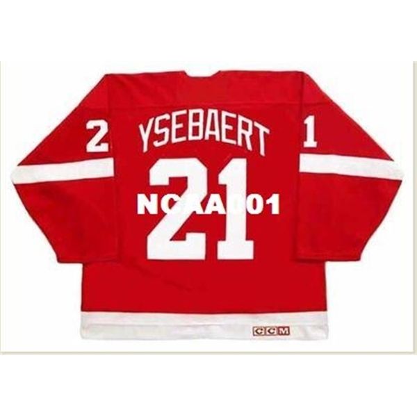668 #21 paul ysebaert detroit red wings 1991 ccm vintage hockey jersey or custom any name or number retro jersey, Black
668 #21 paul ysebaert detroit red wings 1991 ccm vintage hockey jersey or custom any name or number retro jersey, Black