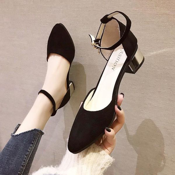 2021 summer buckle strap sale of women's shoes sandals suit female beige med block heels new closed spring girls comfort bl, Black
2021 summer buckle strap sale of women's shoes sandals suit female beige med block heels new closed spring girls comfort bl, Black