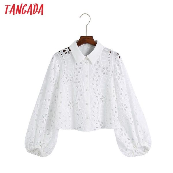 women's blouses & shirts tangada women retro hollow out embroidery romantic blouse shirt long sleeve 2021 chic female 6z30, White
women's blouses & shirts tangada women retro hollow out embroidery romantic blouse shirt long sleeve 2021 chic female 6z30, White