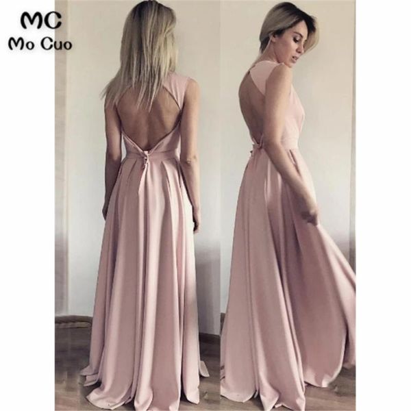 party dresses pink a-line evening prom gown long tank sleeveless chiffon backless vestidos de fiesta women dress, White;black
party dresses pink a-line evening prom gown long tank sleeveless chiffon backless vestidos de fiesta women dress, White;black