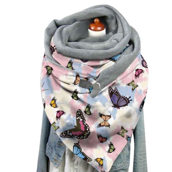 scarves neck warm women christmas printing scarf button wraps multi-purpose shawl plus velvet butterfly pattern triangle, Blue;gray
scarves neck warm women christmas printing scarf button wraps multi-purpose shawl plus velvet butterfly pattern triangle, Blue;gray