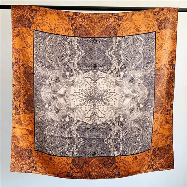 scarves charming print 100% silk scarf neckerchief wraps women's fashion hijab head large square foulard 88*88cm, Blue;gray
scarves charming print 100% silk scarf neckerchief wraps women's fashion hijab head large square foulard 88*88cm, Blue;gray