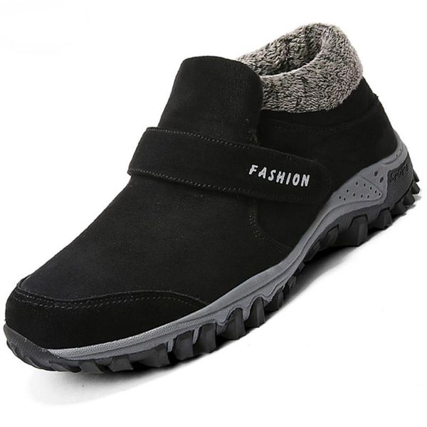 boots winter ankle men suede leather shoes tennis sneakers male warm working casual botas hombre, Black
boots winter ankle men suede leather shoes tennis sneakers male warm working casual botas hombre, Black