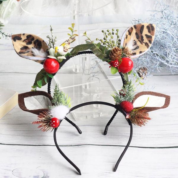 christmas decorations animal ears headband, cute red berry pine cone leaf hair hoop fancy dress costumes accessory for girls
christmas decorations animal ears headband, cute red berry pine cone leaf hair hoop fancy dress costumes accessory for girls