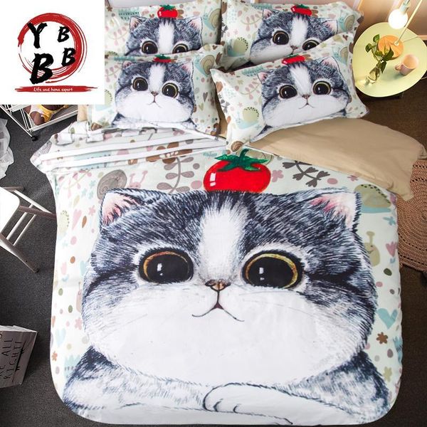 bedding sets 3d animal printed cat twin full king size soft duvet cover quilt cute set pillow cases bedclothes
bedding sets 3d animal printed cat twin full king size soft duvet cover quilt cute set pillow cases bedclothes