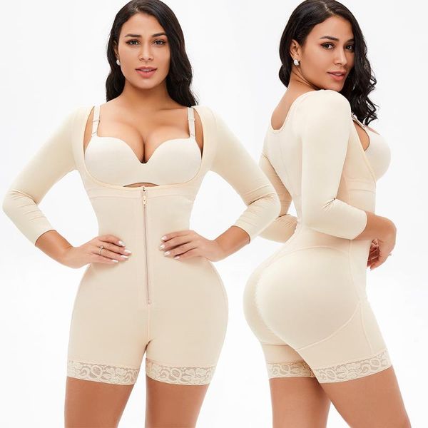 women's shapers women full body shaper slimming bodysuit open crotch corset waist trainer postpartum underwear long-sleeved zipper shap, Black;white
women's shapers women full body shaper slimming bodysuit open crotch corset waist trainer postpartum underwear long-sleeved zipper shap, Black;white