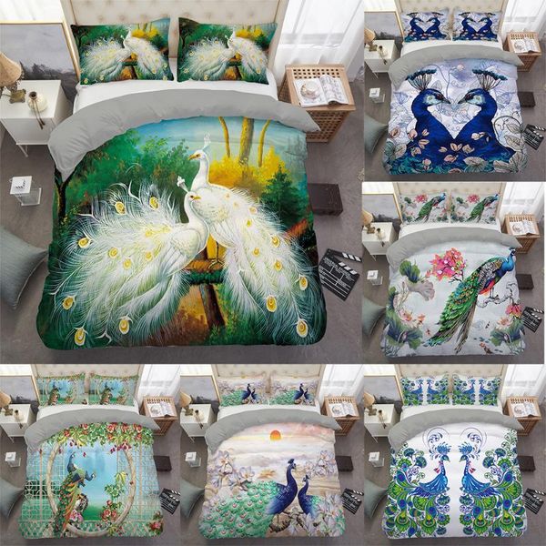 bedding sets beautiful peacock pattern set 2/3 pcs luxury bedroom textiles duvet cover pillowcase single twin king size
bedding sets beautiful peacock pattern set 2/3 pcs luxury bedroom textiles duvet cover pillowcase single twin king size