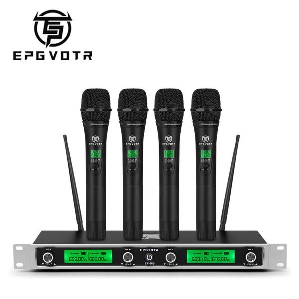 ep400 uhf wireless microphone set fixed frequency 4 channels handheld mic bodypack transmitters for wedding party church karaoke
ep400 uhf wireless microphone set fixed frequency 4 channels handheld mic bodypack transmitters for wedding party church karaoke