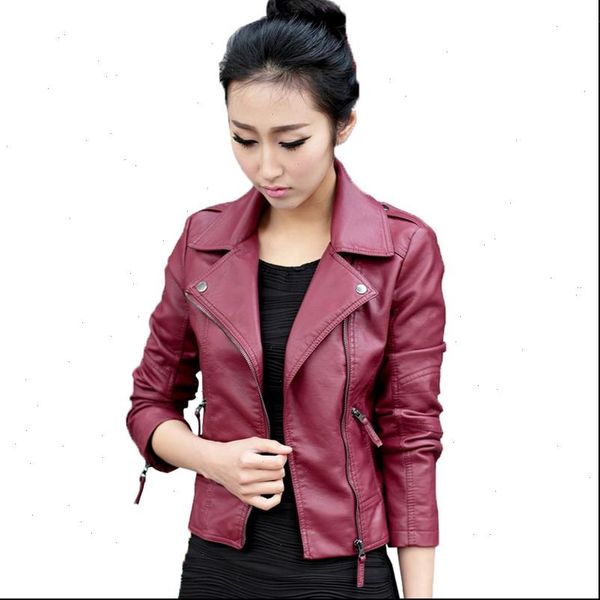 women faux leather jackets red 2021 autumn slim cool lady basic jacket coats sweet female zipper jacket coat plus size, Black;brown
women faux leather jackets red 2021 autumn slim cool lady basic jacket coats sweet female zipper jacket coat plus size, Black;brown