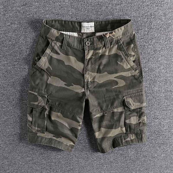 2021 camouflage tooling shorts men's loose american casual wear summer trend sports trouser pure cotton high qualit 0228, White;black
2021 camouflage tooling shorts men's loose american casual wear summer trend sports trouser pure cotton high qualit 0228, White;black