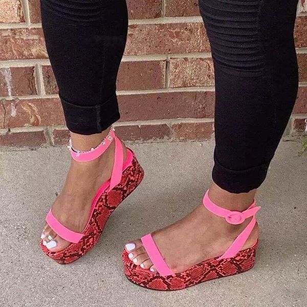 women sandals 2021 new women's shoes snake-print muffins and thick bottom buckle oversized sandals, Black
women sandals 2021 new women's shoes snake-print muffins and thick bottom buckle oversized sandals, Black