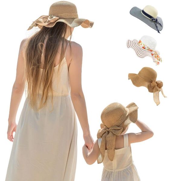 2pcs parent-child straw hat girls women's bowknot beach sun hat girls wide brim summer beach bucket hat, Yellow
2pcs parent-child straw hat girls women's bowknot beach sun hat girls wide brim summer beach bucket hat, Yellow