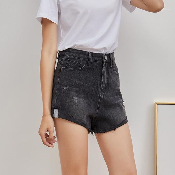 korean summer denim ripped shorts for women black blue high waisted jean casual womans elastic short jeans women's, White;black
korean summer denim ripped shorts for women black blue high waisted jean casual womans elastic short jeans women's, White;black